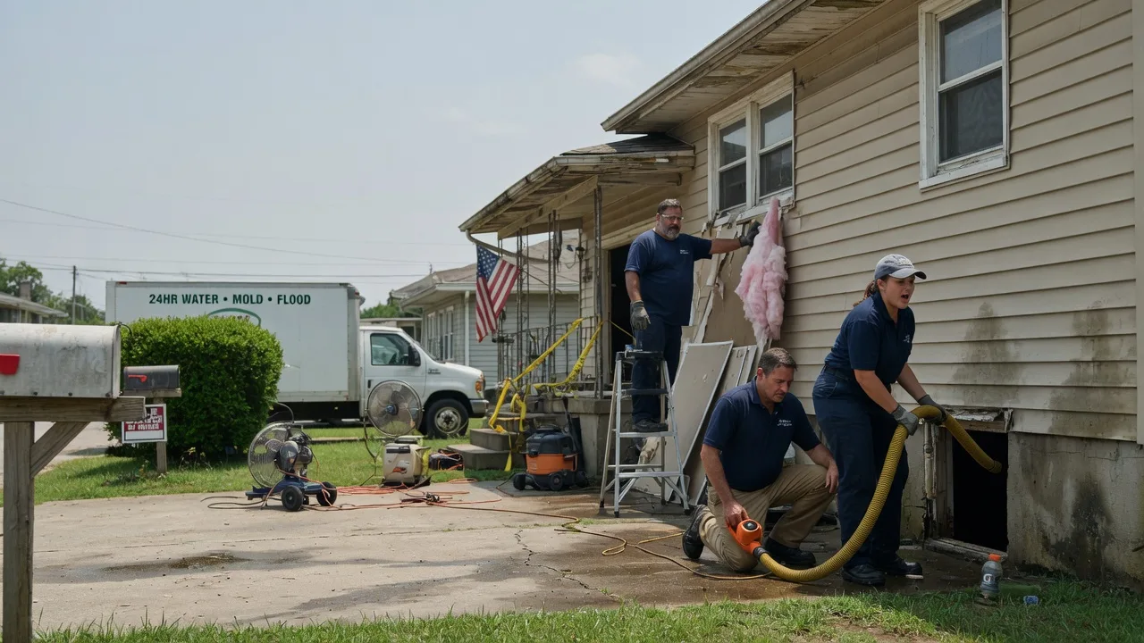 Water Damage Repair in Oakville, IA near me